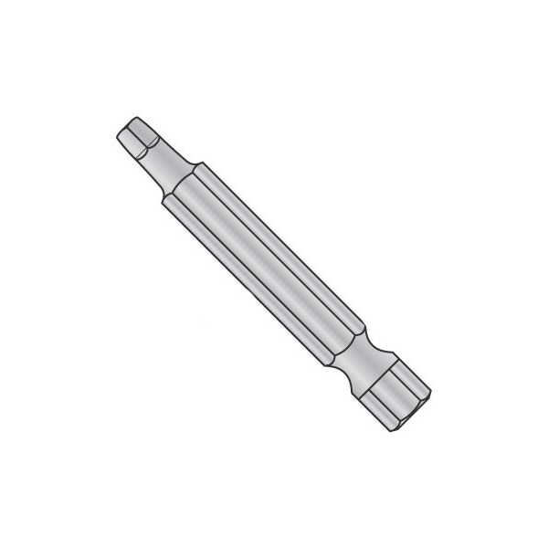 Newport Fasteners 1 X 3 X 1/4 Square Recess Power Bit/Point Size: No 1/Length 3/Shank: 1/4, 100PK 477135 - main